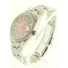 Rolex Oyster Perpetual Date Steel, Bordeaux Dial, Oyster 34mm Automatic Watch